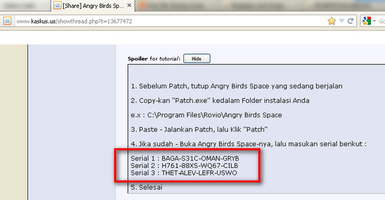 Angry birds spase код активации игры