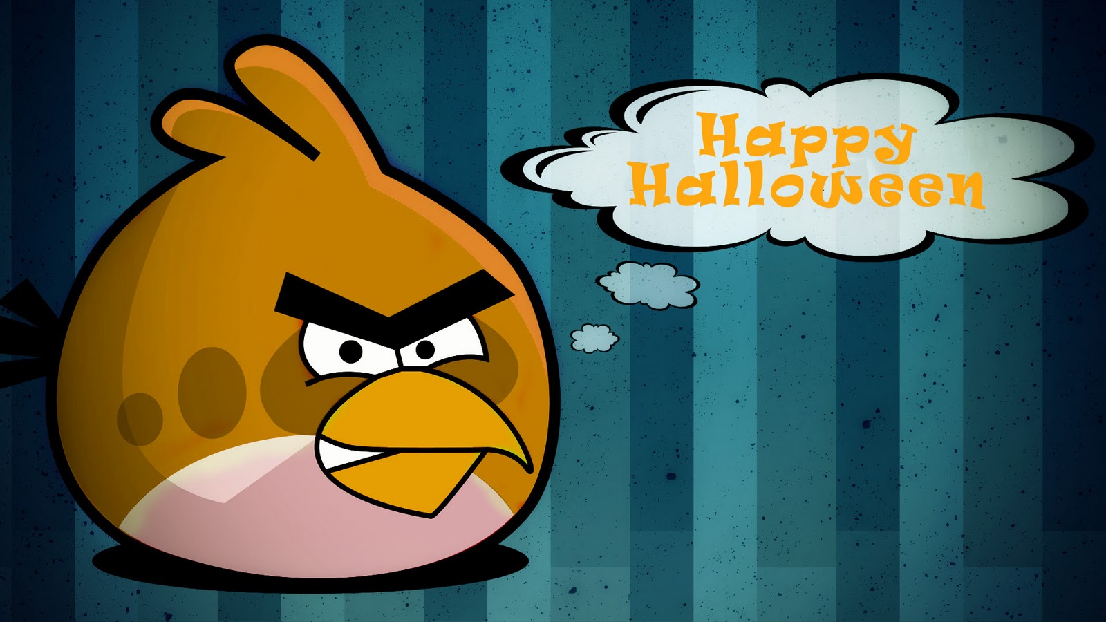 Happy halloween angry birds wallpaper