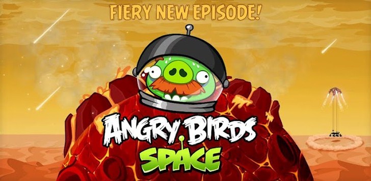 Красная планета Angry Birds Space