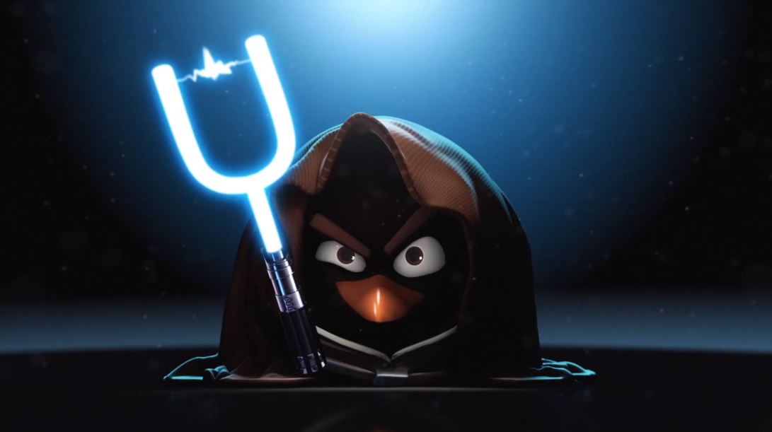 Черная птица angry birds star wars