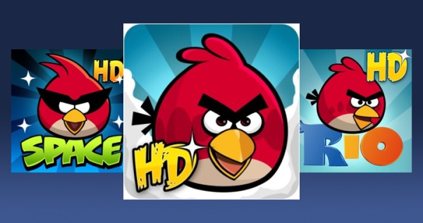 Android Angry Birds 3 каотринки в одной