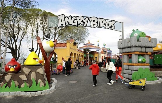парк angry birds в Великобритании
